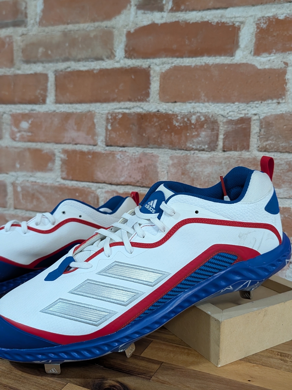 Adidas Icon 6 Bounce USA All Star Game Baseball Cleats Mens Size 17 GZ0452